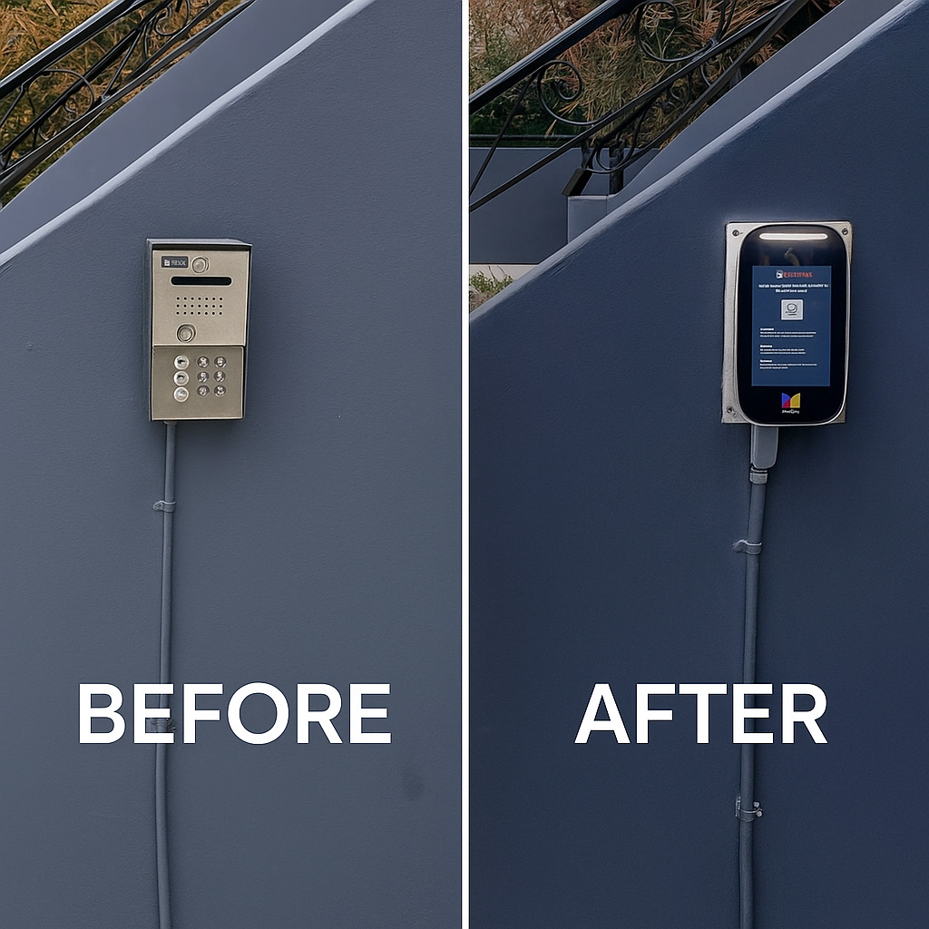 #1 Rated Installer of ButterFlyMX ButterflyMX outdoor-rated video intercom
