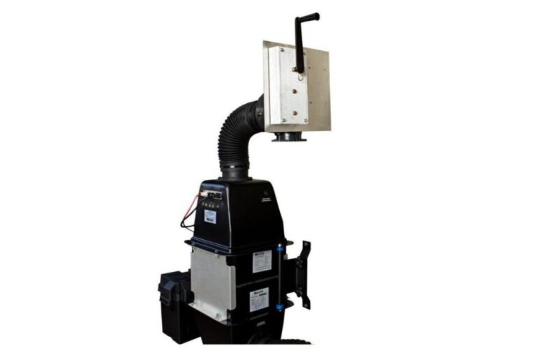 Panic / Safe Rooms NBC air filtration system for a residential safe room with manual hand crank